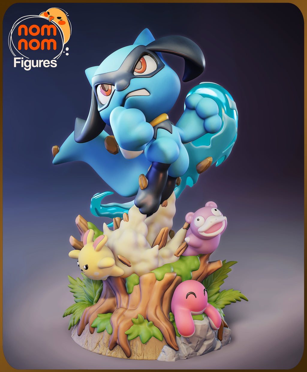 Aether Claw Brawler | Chibi 81mm Unpainted Resin Kit Model