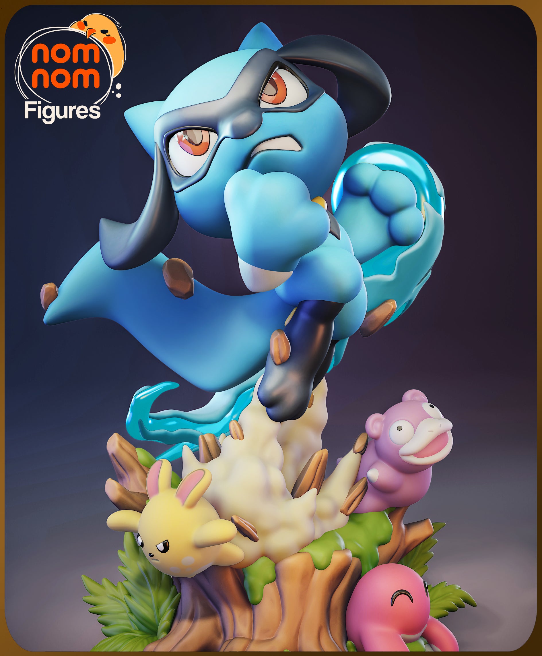 Aether Claw Brawler | Chibi 81mm Unpainted Resin Kit Model