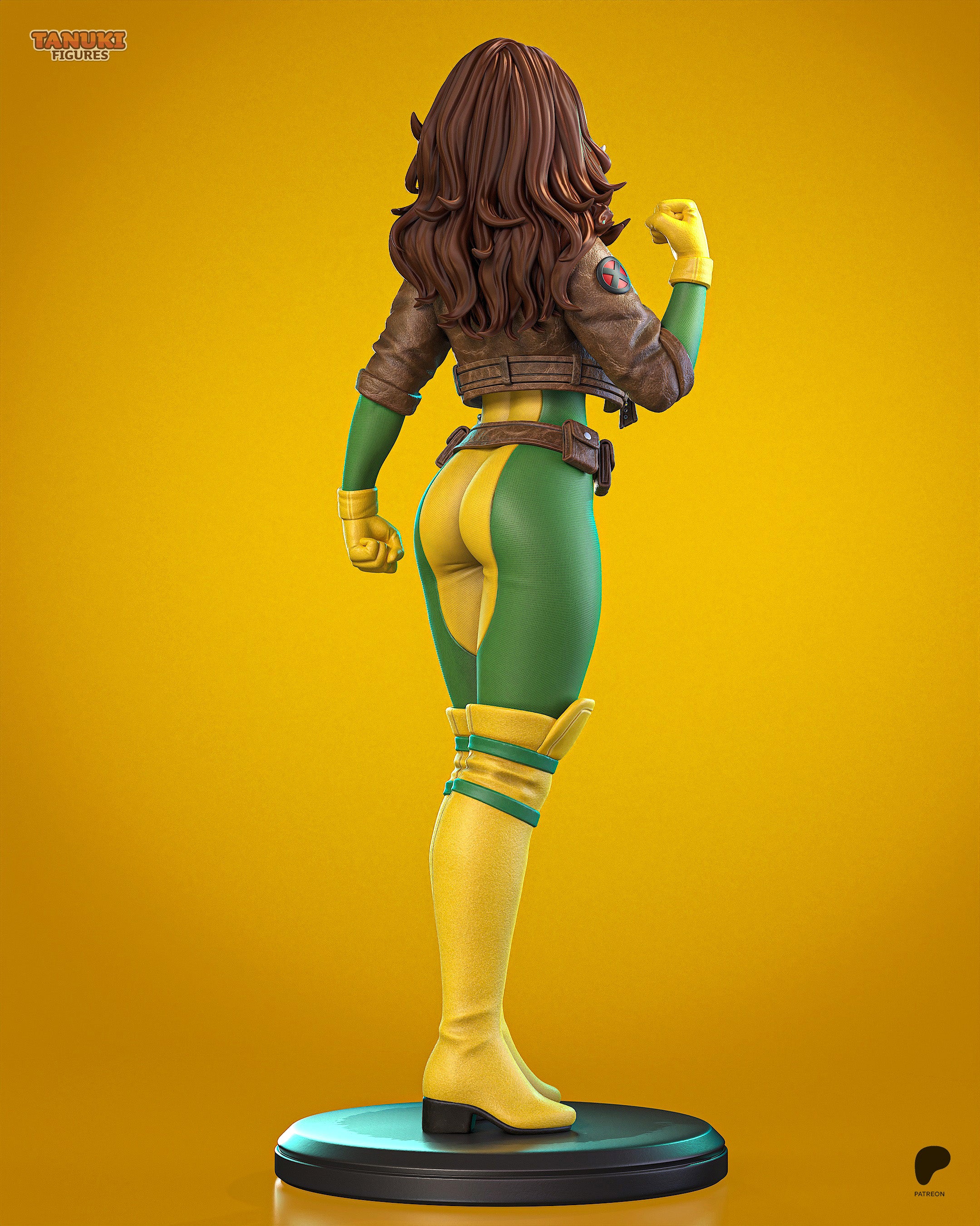 Frosted Rebel Pinup | 1/7 Unpainted Resin Kit Model