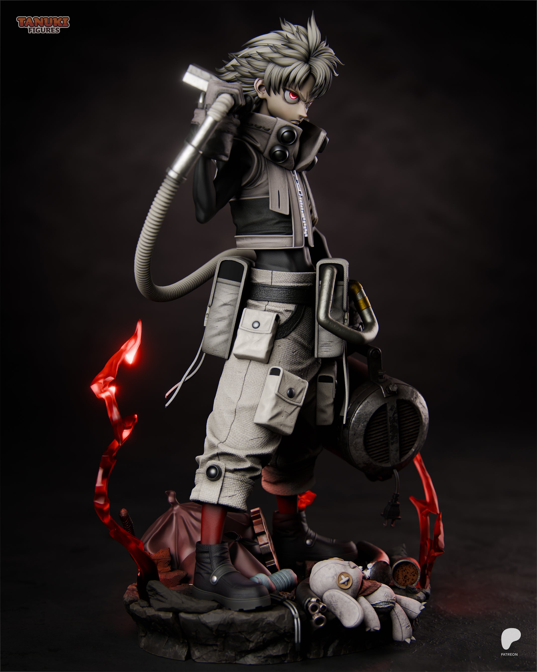 Ashen Scavenger Raider | 1/6 Unpainted Resin Kit Model
