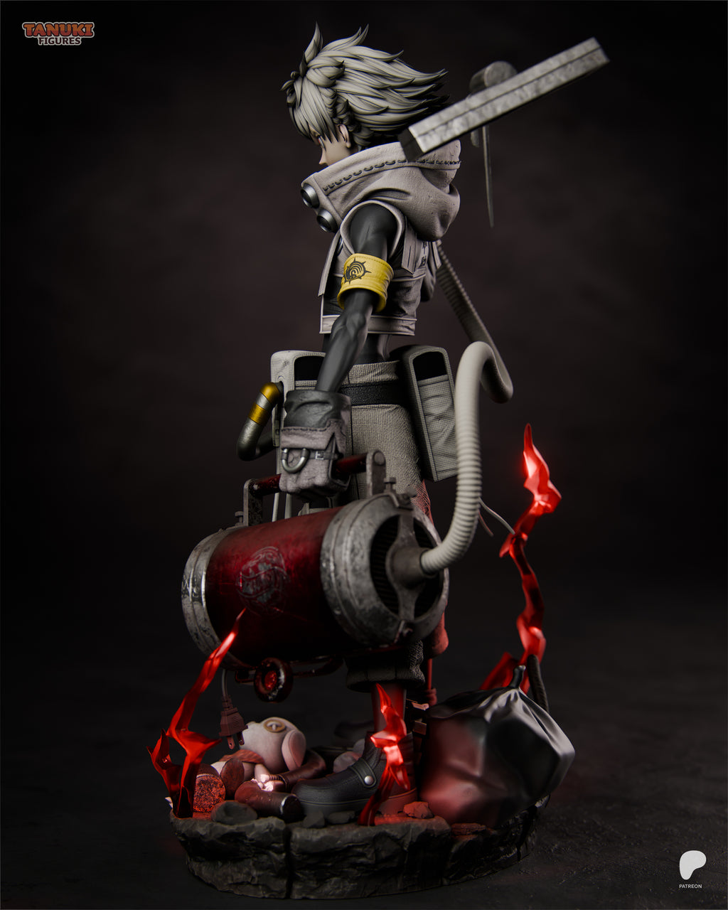 Ashen Scavenger Raider | 1/6 Unpainted Resin Kit Model