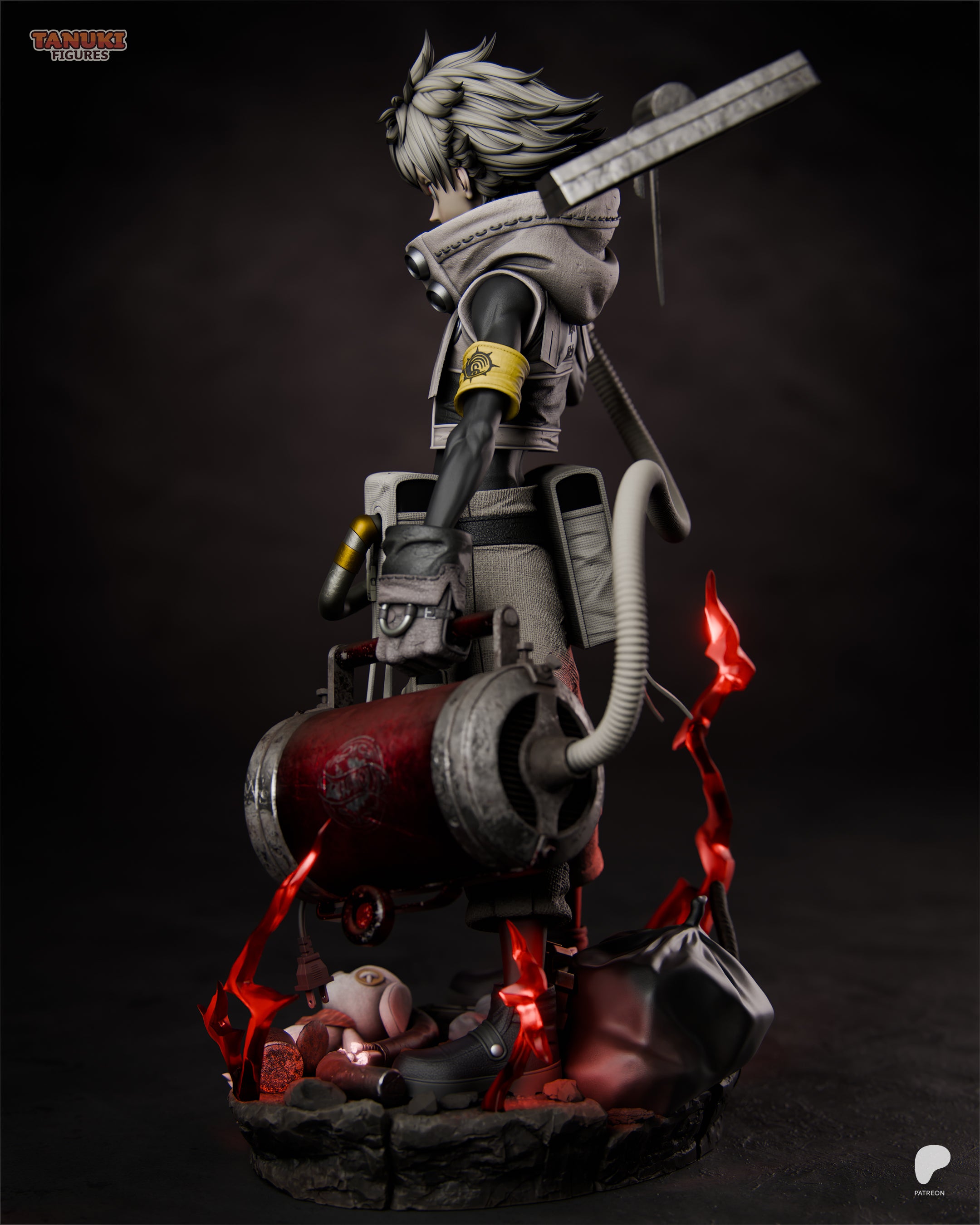 Ashen Scavenger Raider | 1/6 Unpainted Resin Kit Model