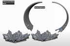Thorned Void Enforcer | 32mm 75mm 150mm Unpainted Resin Kit Model