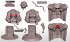 Shadow Veil Assassin | 32mm Unpainted Resin Kit Model