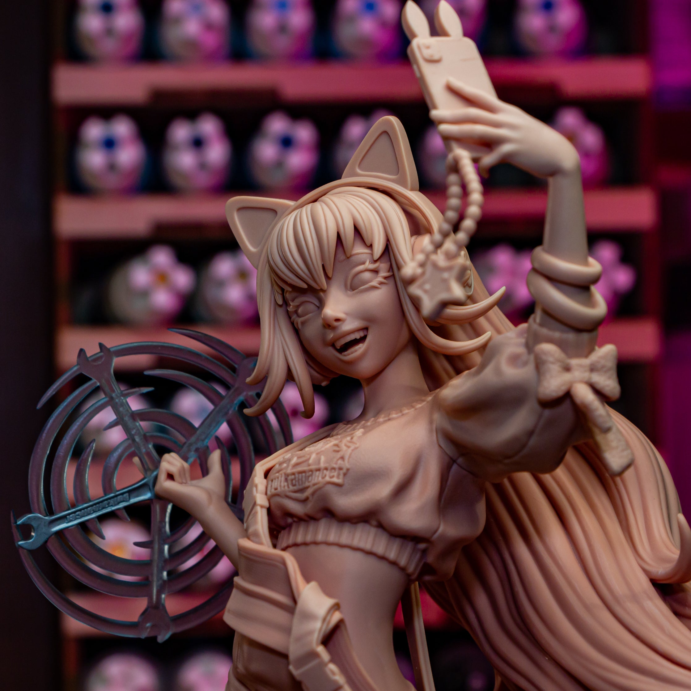 Neon Whisker Tinkeress | 1/8 Unpainted Resin Kit Model