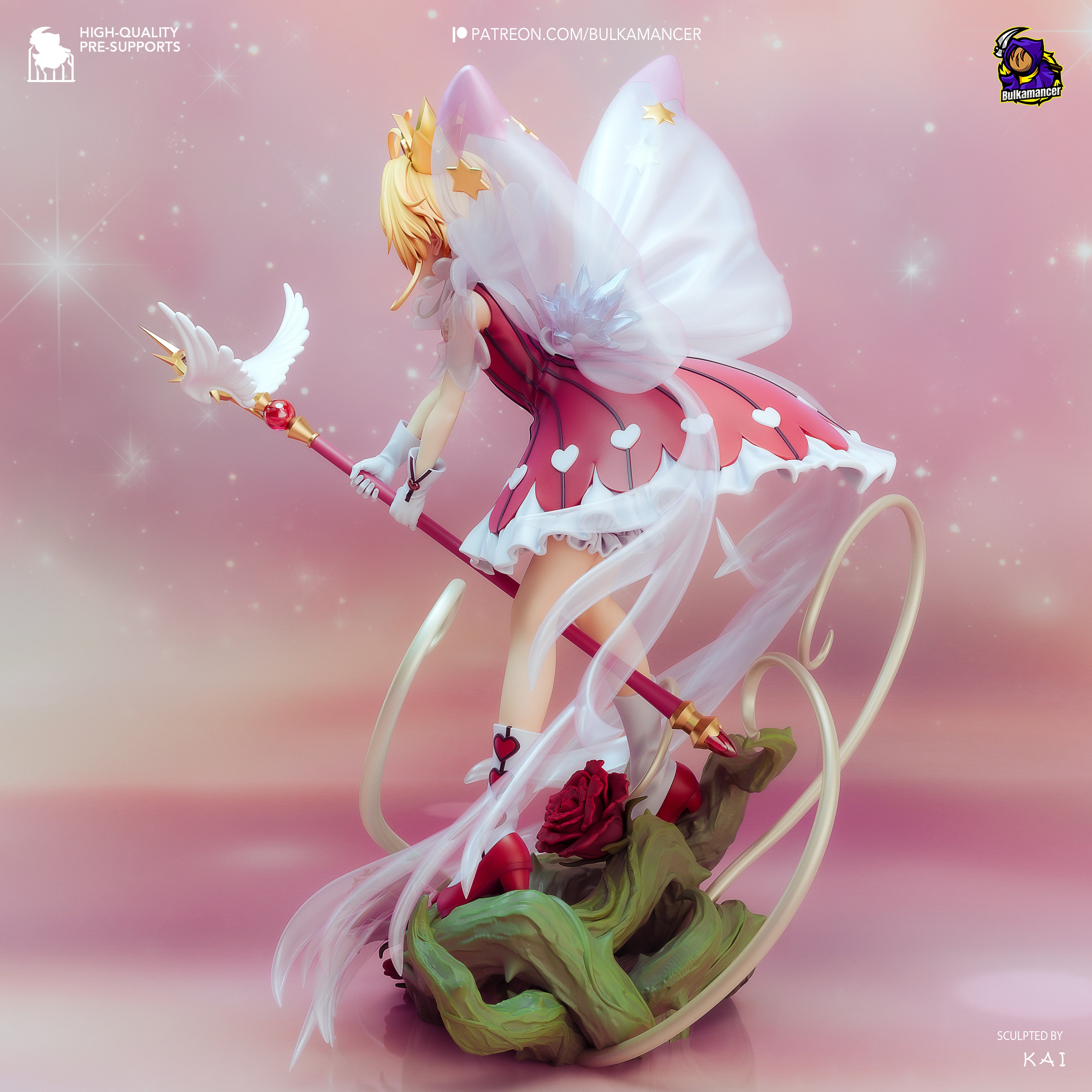 Starlit Blossom Fairy | 1/8 Unpainted Resin Kit Model