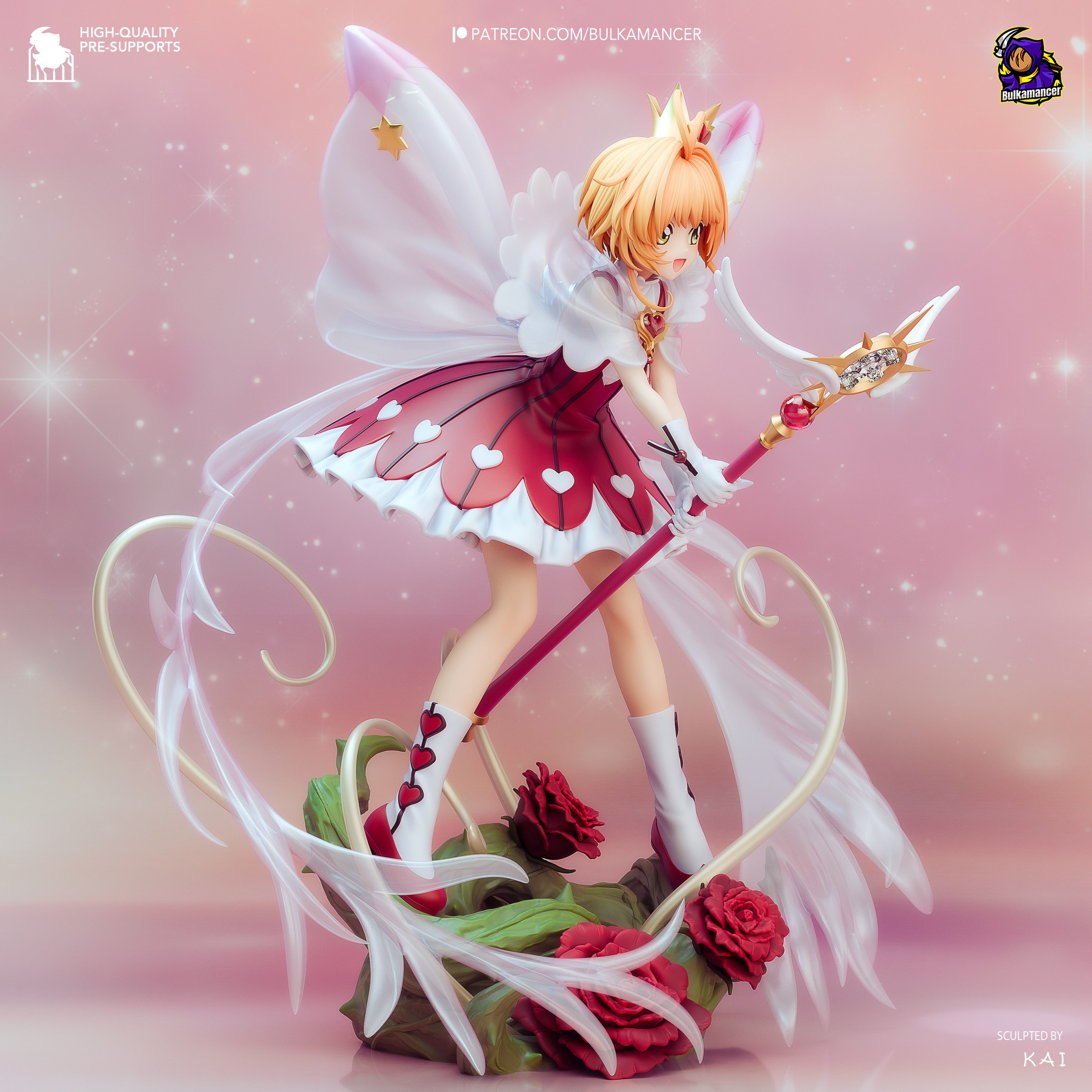 Starlit Blossom Fairy | 1/8 Unpainted Resin Kit Model