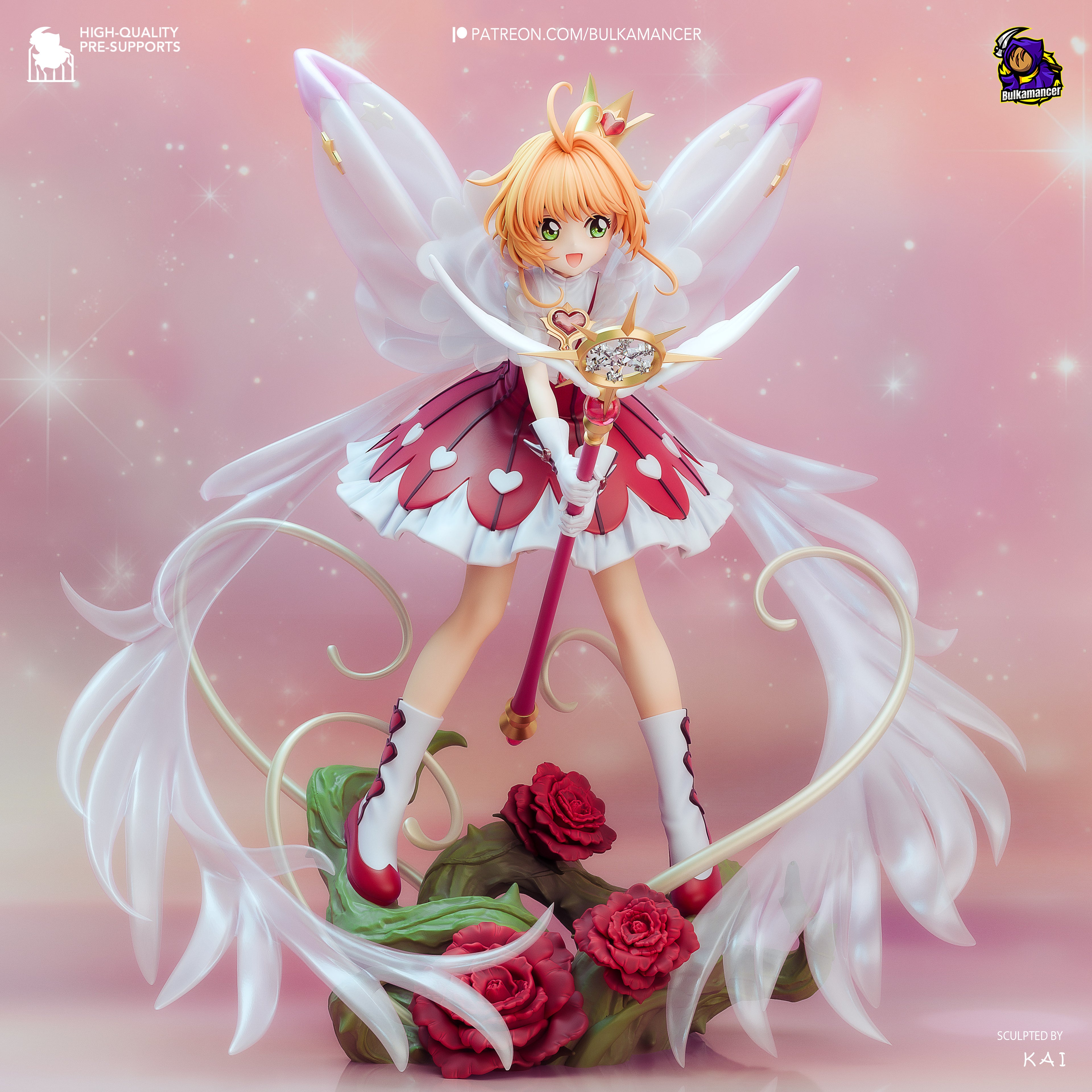 Starlit Blossom Fairy | 1/8 Unpainted Resin Kit Model
