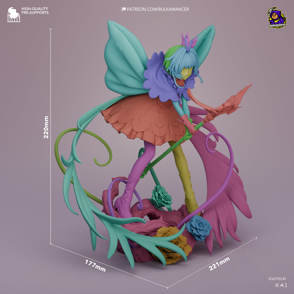Starlit Blossom Fairy | 1/8 Unpainted Resin Kit Model