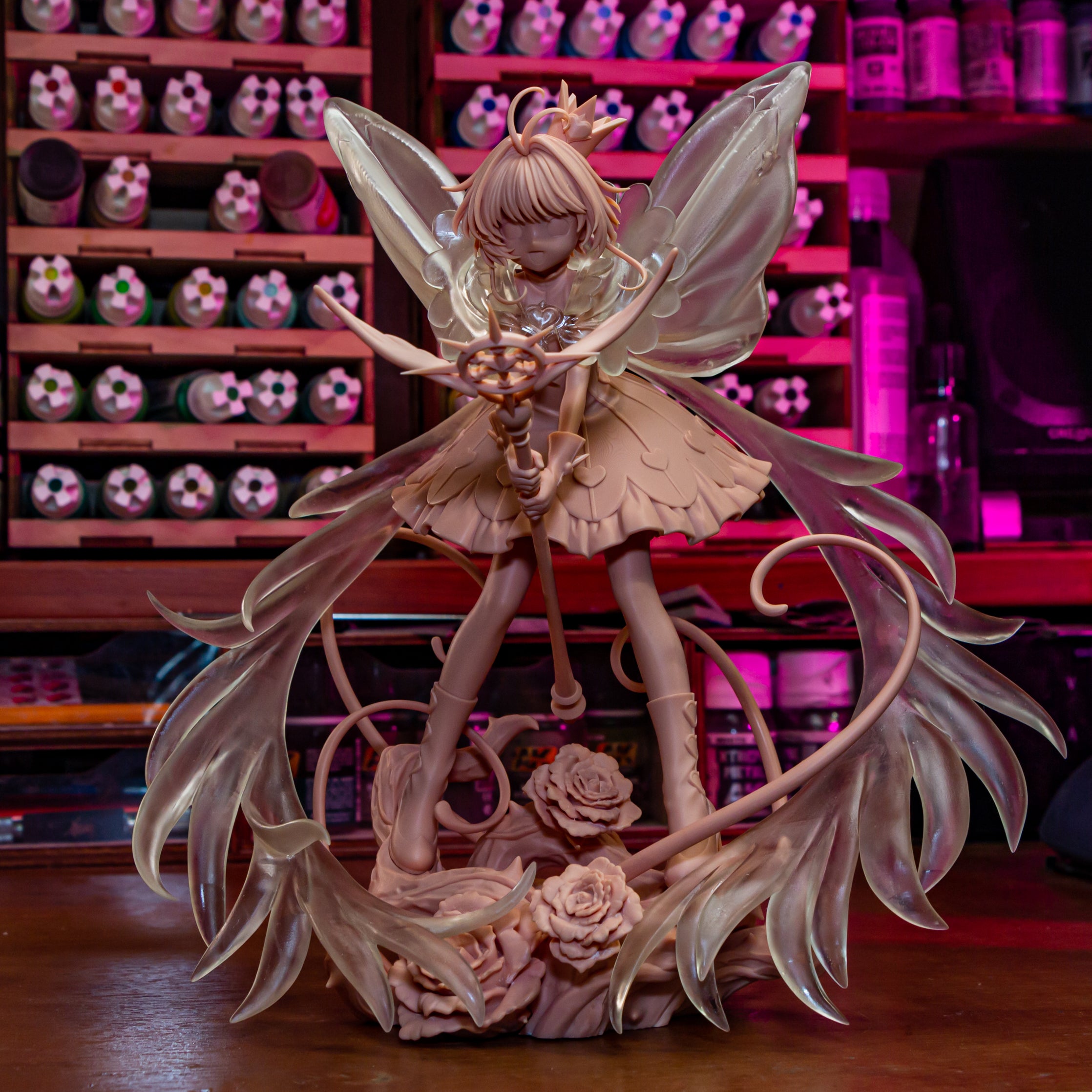 Starlit Blossom Fairy | 1/8 Unpainted Resin Kit Model