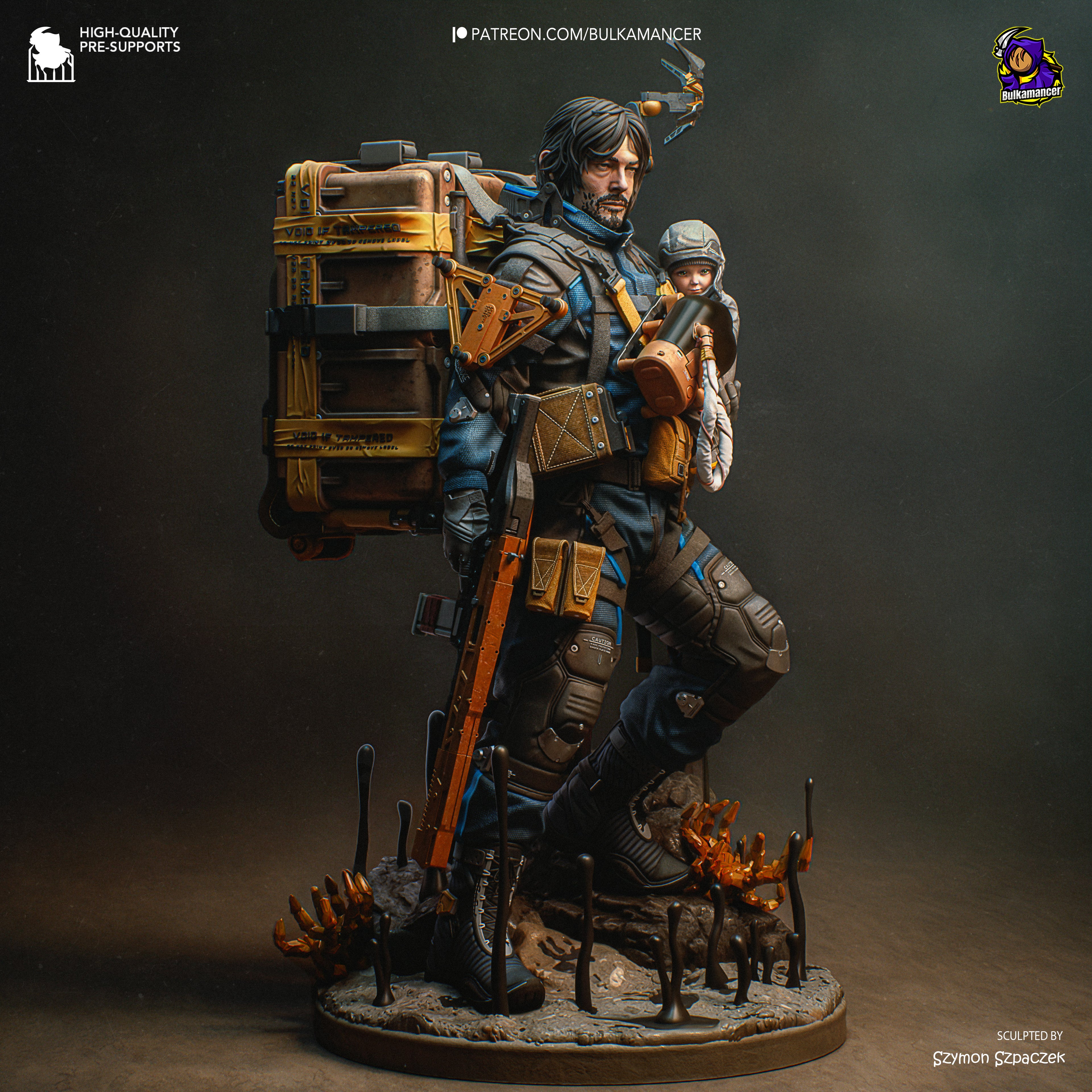 Ironclad Wastes Guardian | 1/8 Unpainted Resin Kit Model