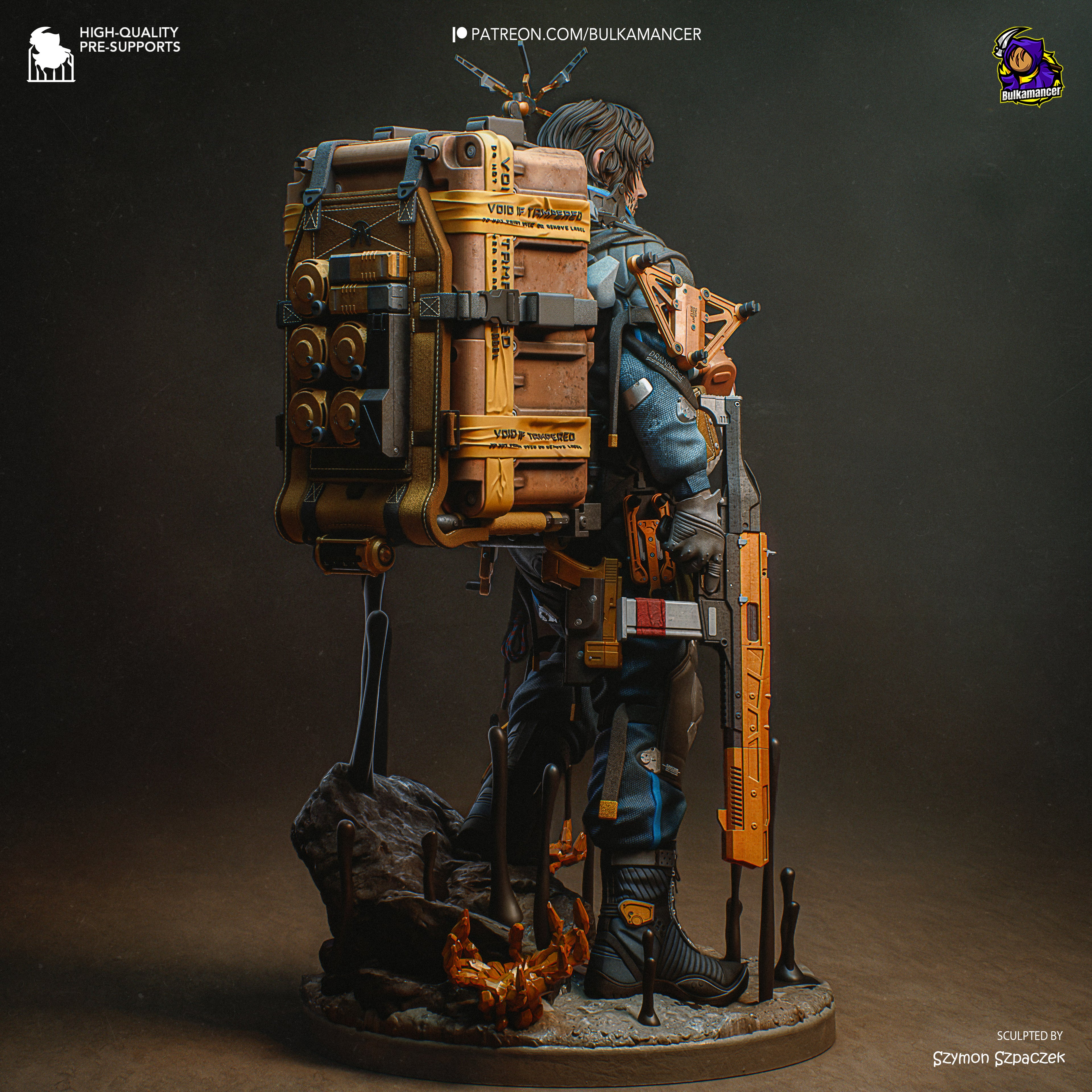 Ironclad Wastes Guardian | 1/8 Unpainted Resin Kit Model