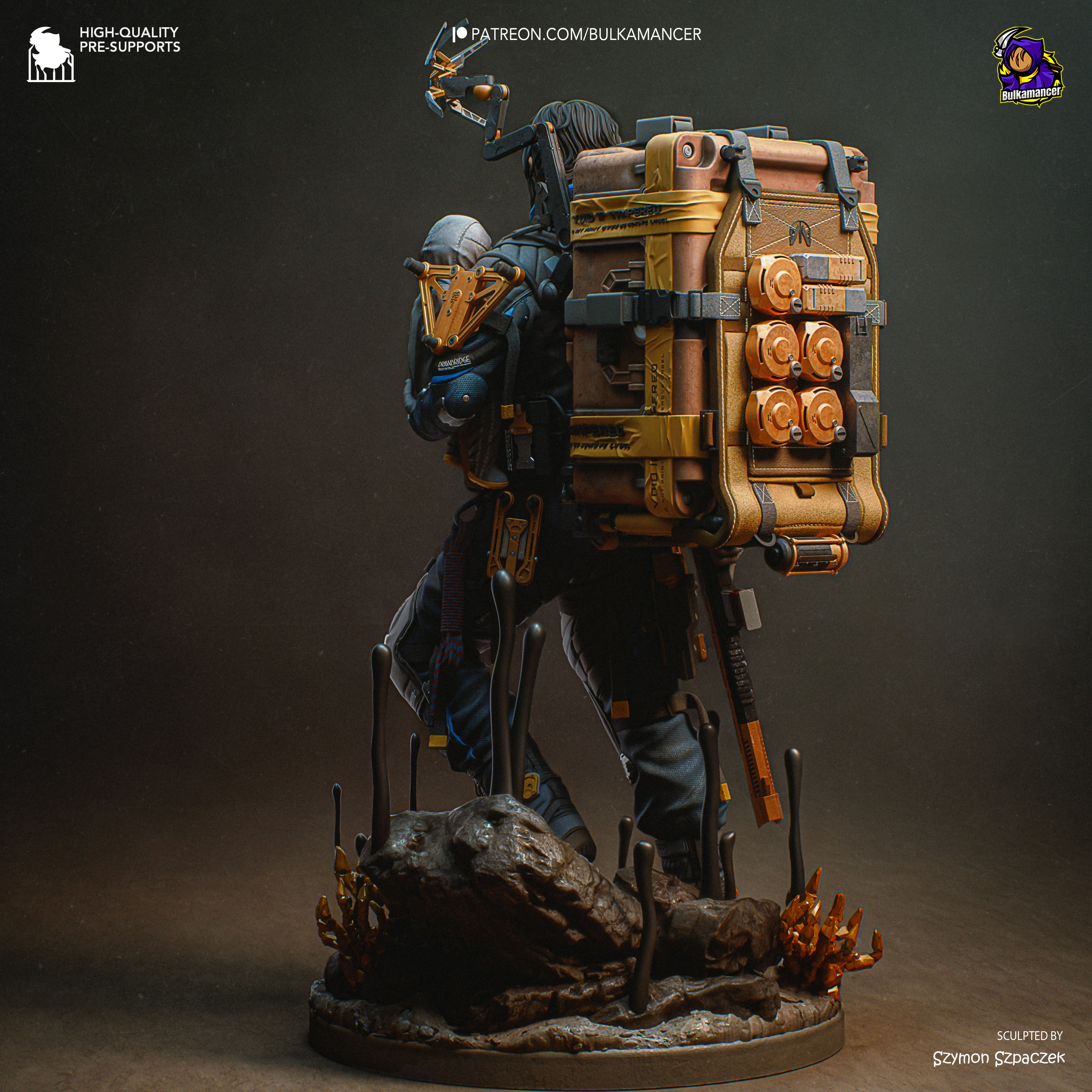 Ironclad Wastes Guardian | 1/8 Unpainted Resin Kit Model