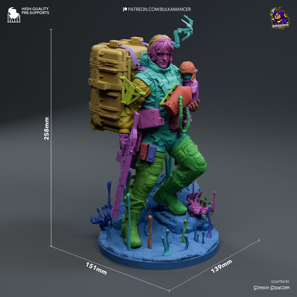Ironclad Wastes Guardian | 1/8 Unpainted Resin Kit Model