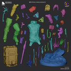 Ironclad Wastes Guardian | 1/8 Unpainted Resin Kit Model