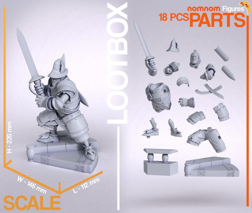 Ironclad Sentinel | 1/10 Unpainted Resin Kit Model