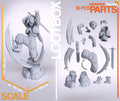 Violet Tempest Swordsman | 1/8 Unpainted/Painted Resin Figure