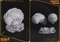 Embercoil Bell Warden | Chibi Unpainted Resin Kit Model
