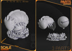 Embercoil Bell Warden | Chibi Unpainted Resin Kit Model