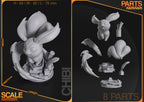 Aether Fluff Sage | Chibi 85mm Unpainted Resin Kit Model