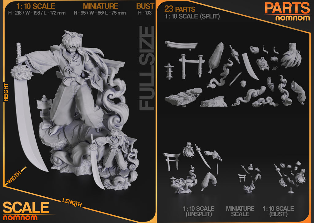 Shadowtail Blade Guardian | 1/10 Unpainted Resin Kit Model