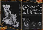 Abyssal Biomech Slayer | 1/10 Unpainted Resin Kit Model