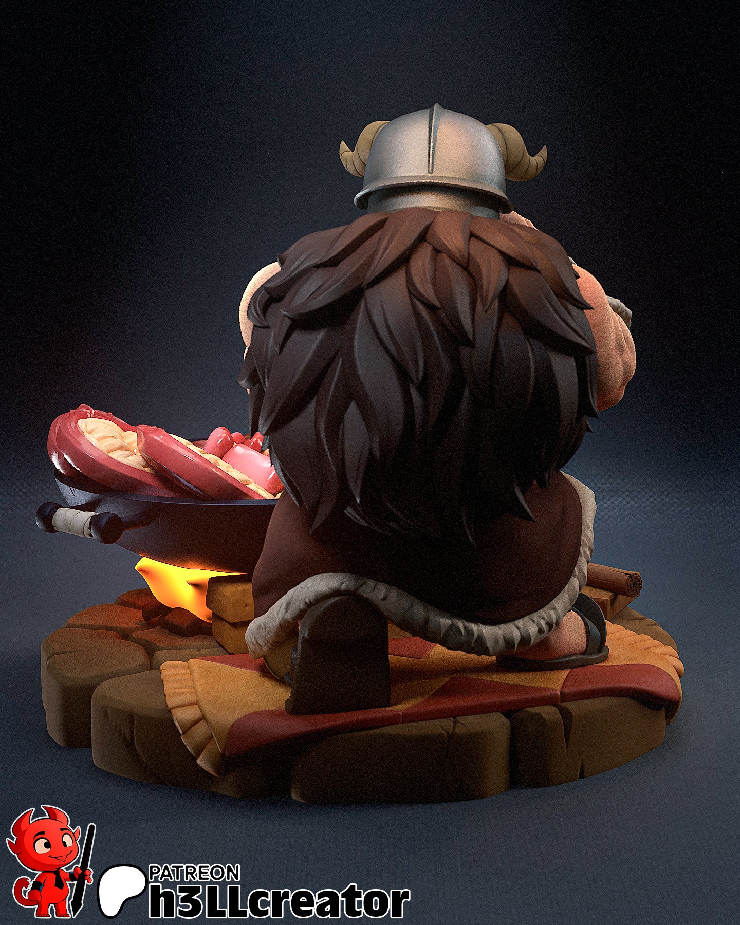 Hearthforge Feastwarden | 1/12 Unpainted Resin Kit Model