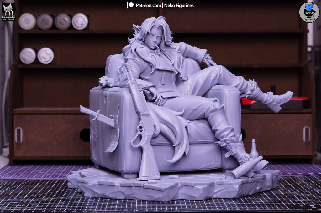 Arctic Shadow Recluse | 1/7 Unpainted Resin Kit Model