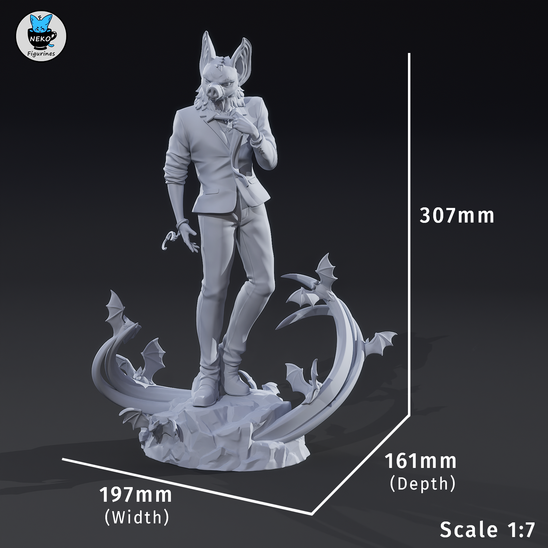 Shadow Wing Enforcer | 1/7 Unpainted Resin Kit Model