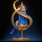 Stellar Voyager Pinup | 1/6 Unpainted Resin Kit Model