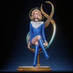 Stellar Voyager Pinup | 1/6 Unpainted Resin Kit Model