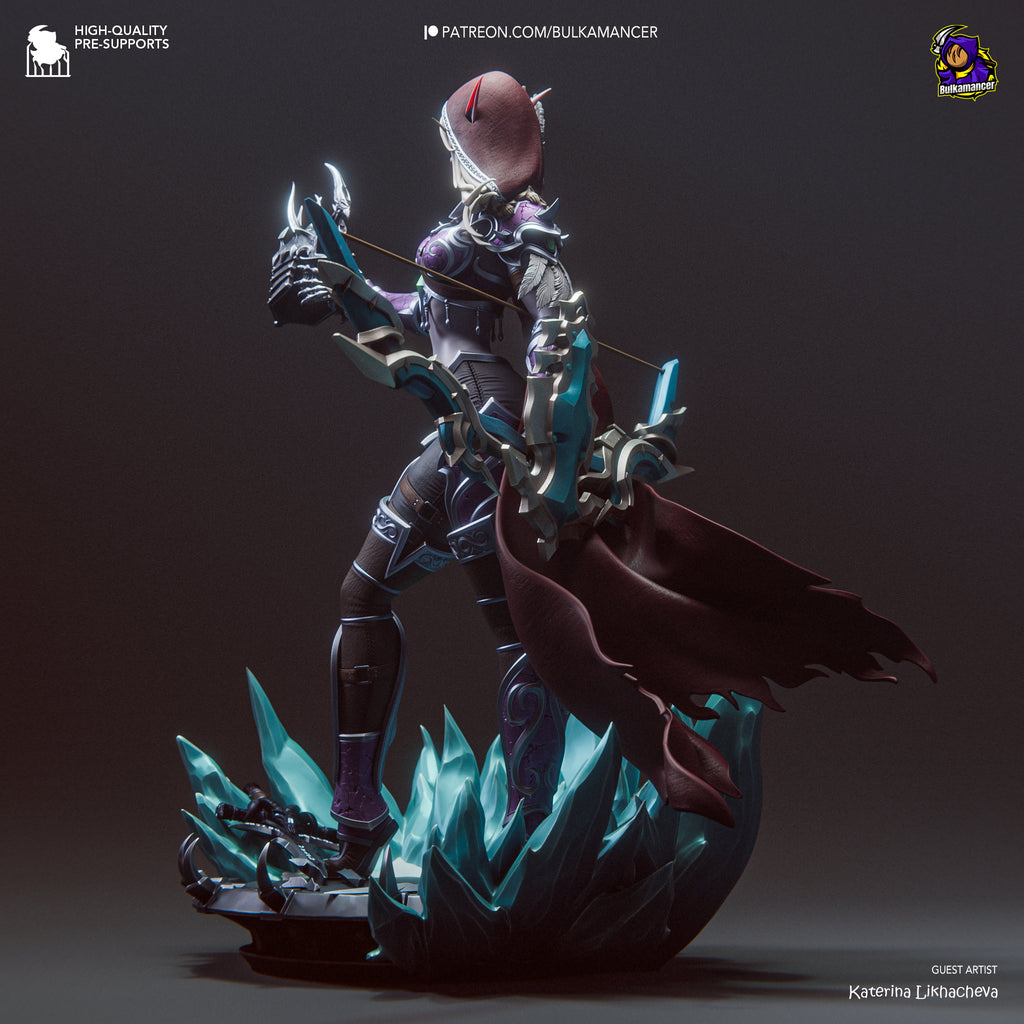 Ebon Veil Huntress | 1/8 Unpainted Resin Kit Model