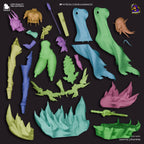 Ebon Veil Huntress | 1/8 Unpainted Resin Kit Model