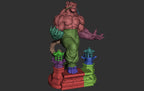 Azure Fury Lion Guardian | 1/6 Unpainted Resin Kit Model