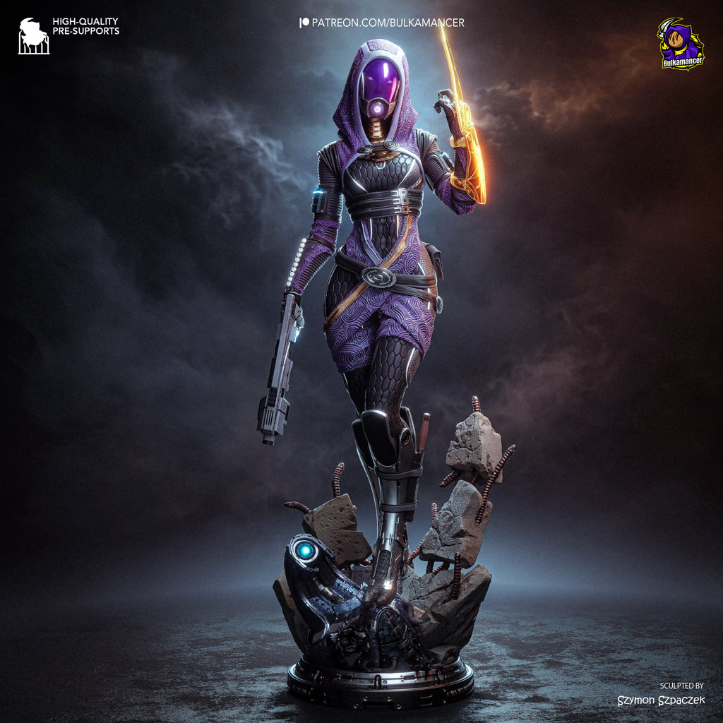 Nebula Veil Warden | 1/8 Unpainted Resin Kit Model