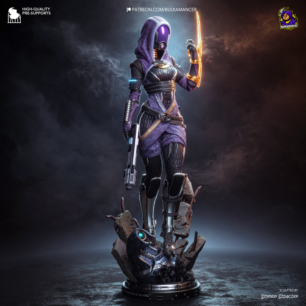 Nebula Veil Warden | 1/8 Unpainted Resin Kit Model