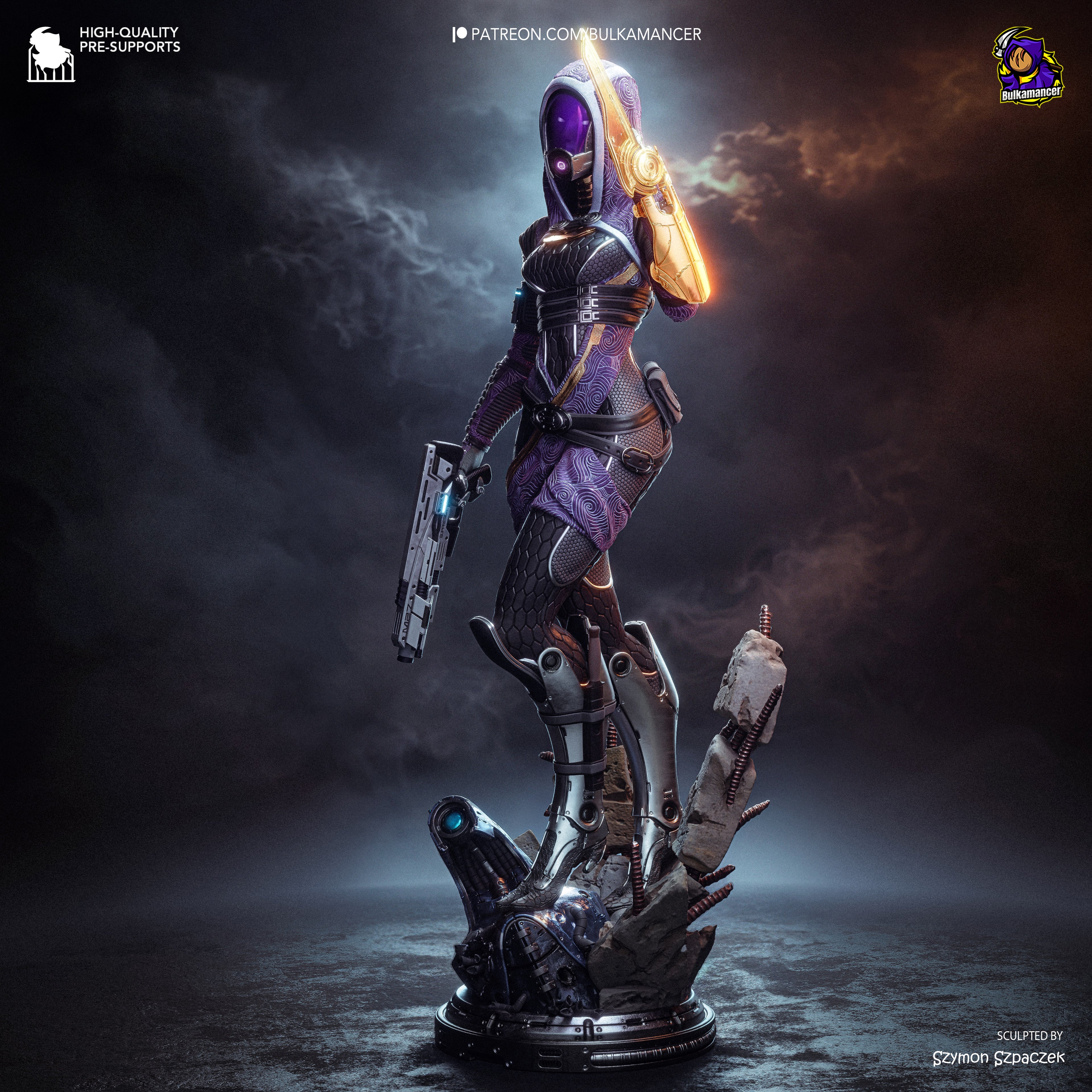 Nebula Veil Warden | 1/8 Unpainted Resin Kit Model