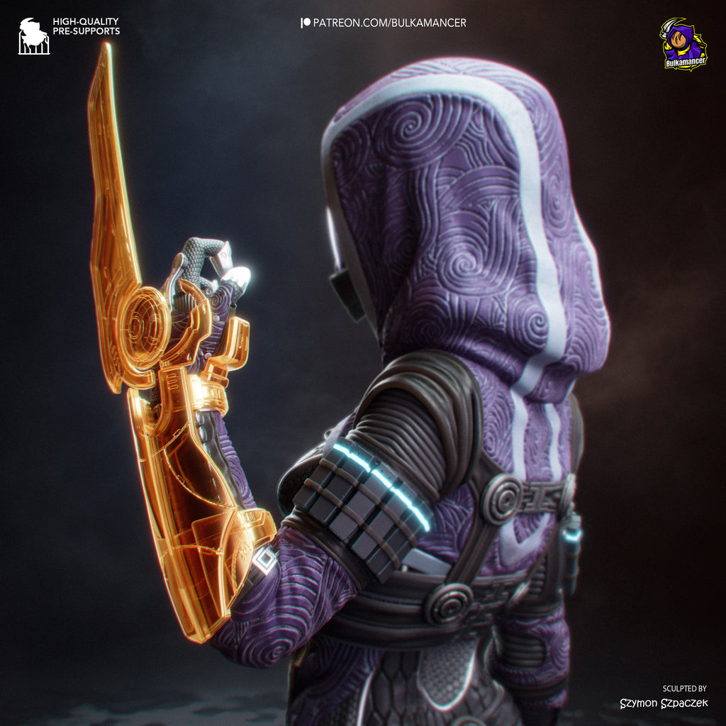 Nebula Veil Warden | 1/8 Unpainted Resin Kit Model
