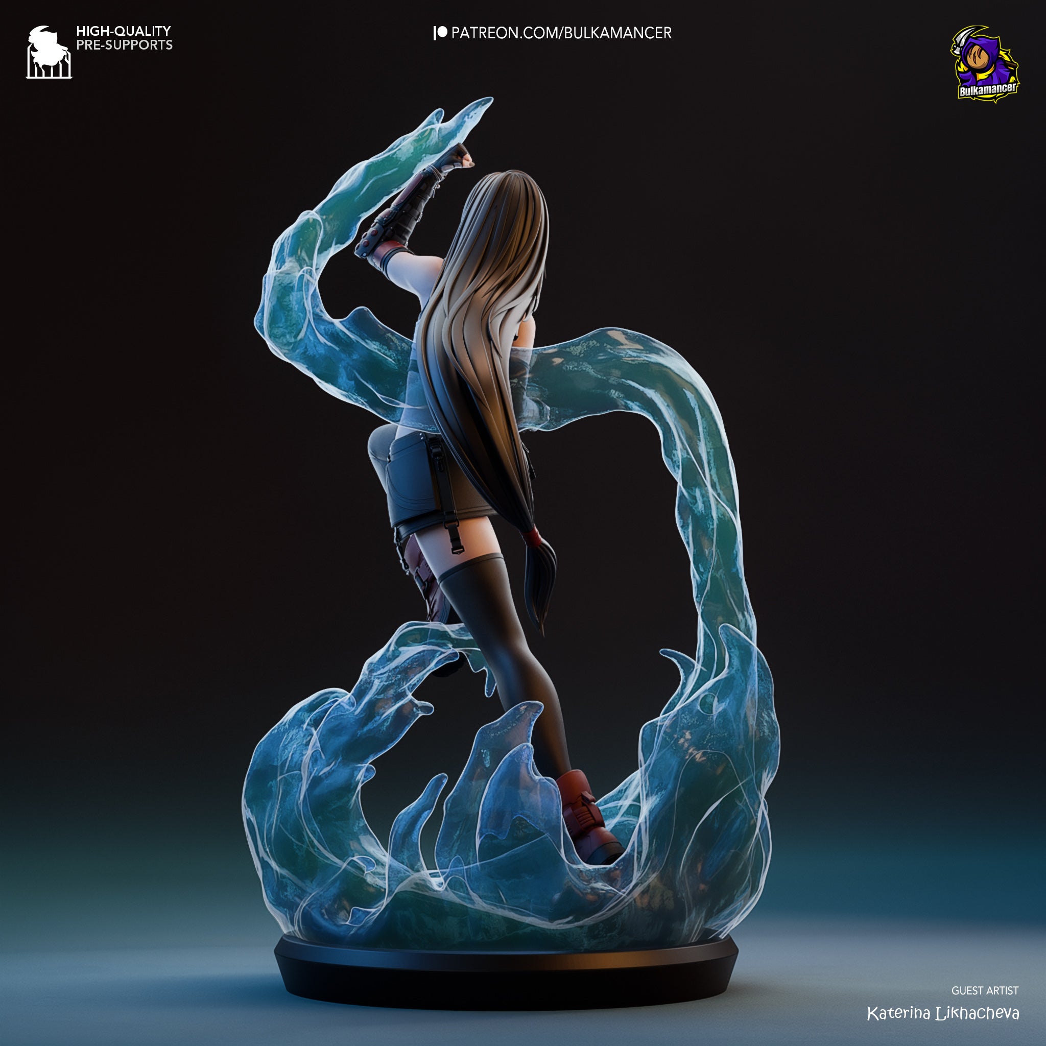 Azure Wave Fury | 1/8 Unpainted Resin Kit Model