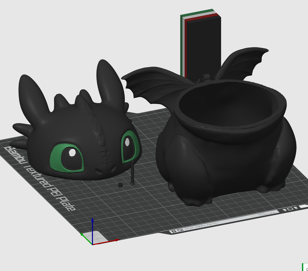Midnight Shadow Drake | Decoration Full Color FDM Model