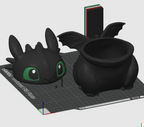 Midnight Shadow Drake | Decoration Full Color FDM Model