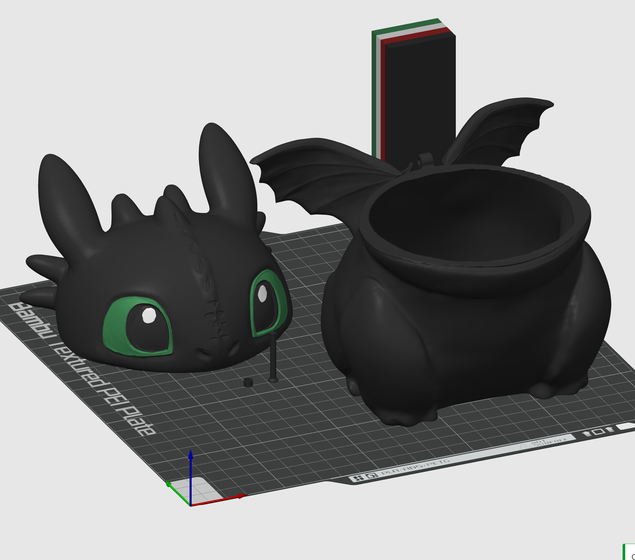 Midnight Shadow Drake | Decoration Full Color FDM Model
