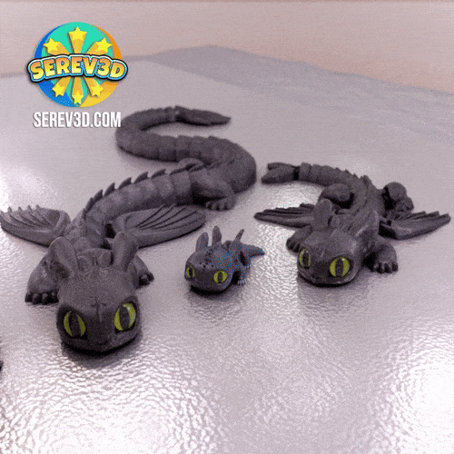Midnight Shadow Drake | Decoration Full Color FDM Model