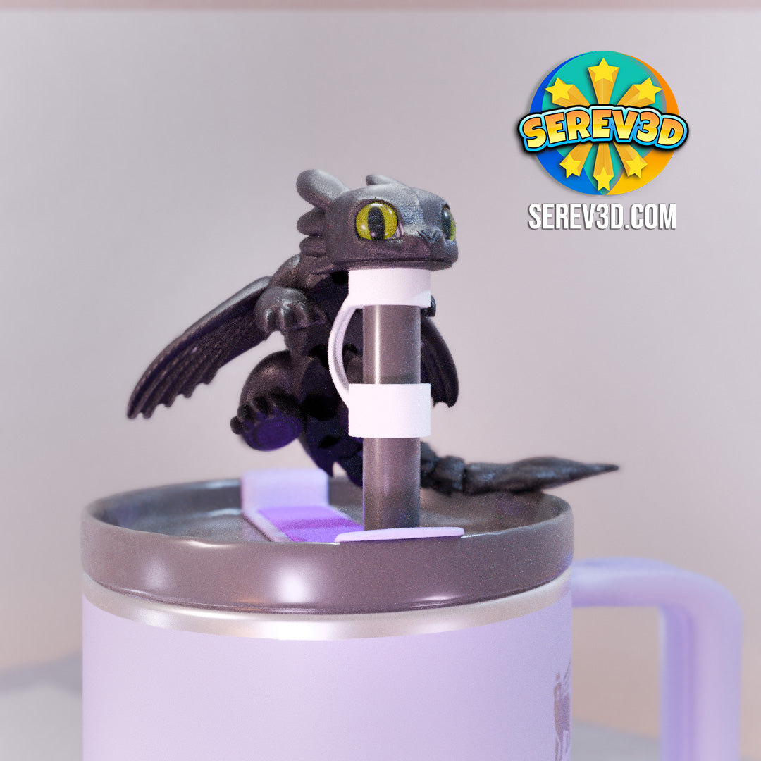 Midnight Shadow Drake | Decoration Full Color FDM Model