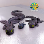 Midnight Shadow Drake | Decoration Full Color FDM Model