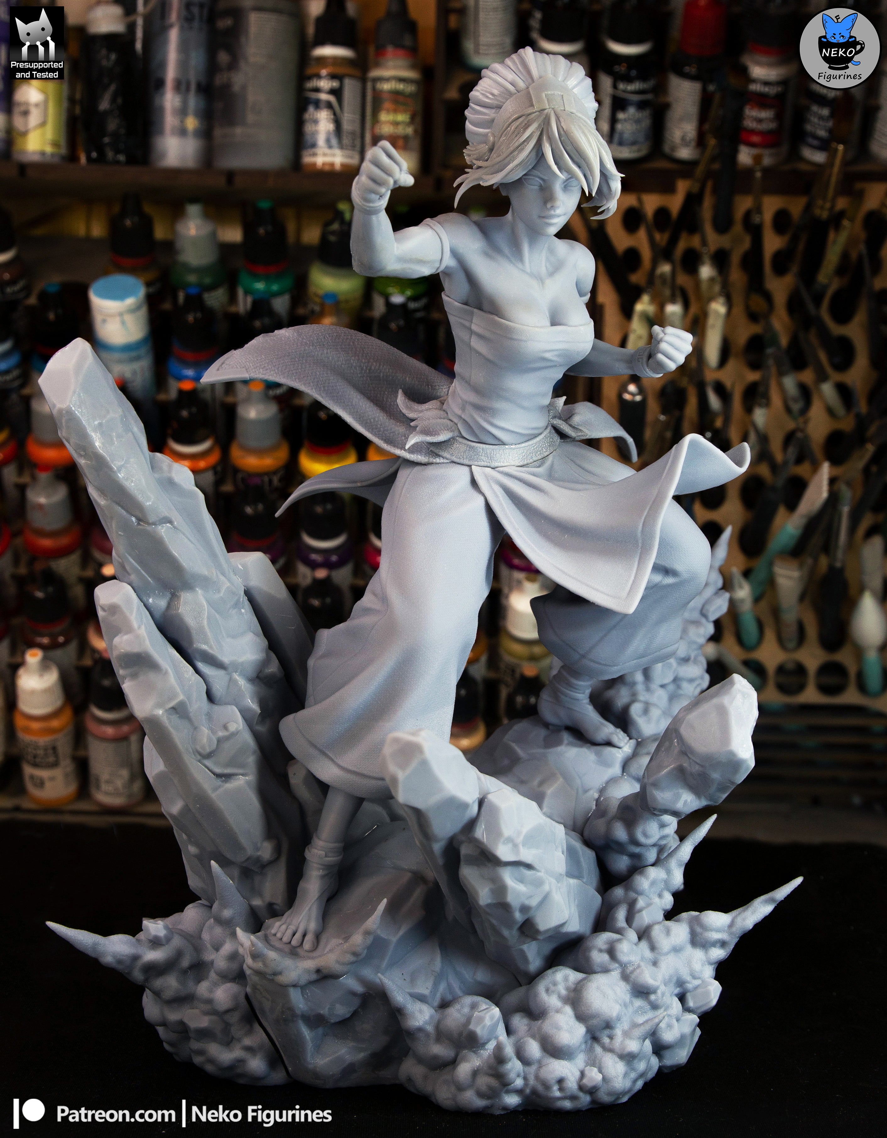 Granite Fist Warden | 1/7 Unpainted Resin Kit Model