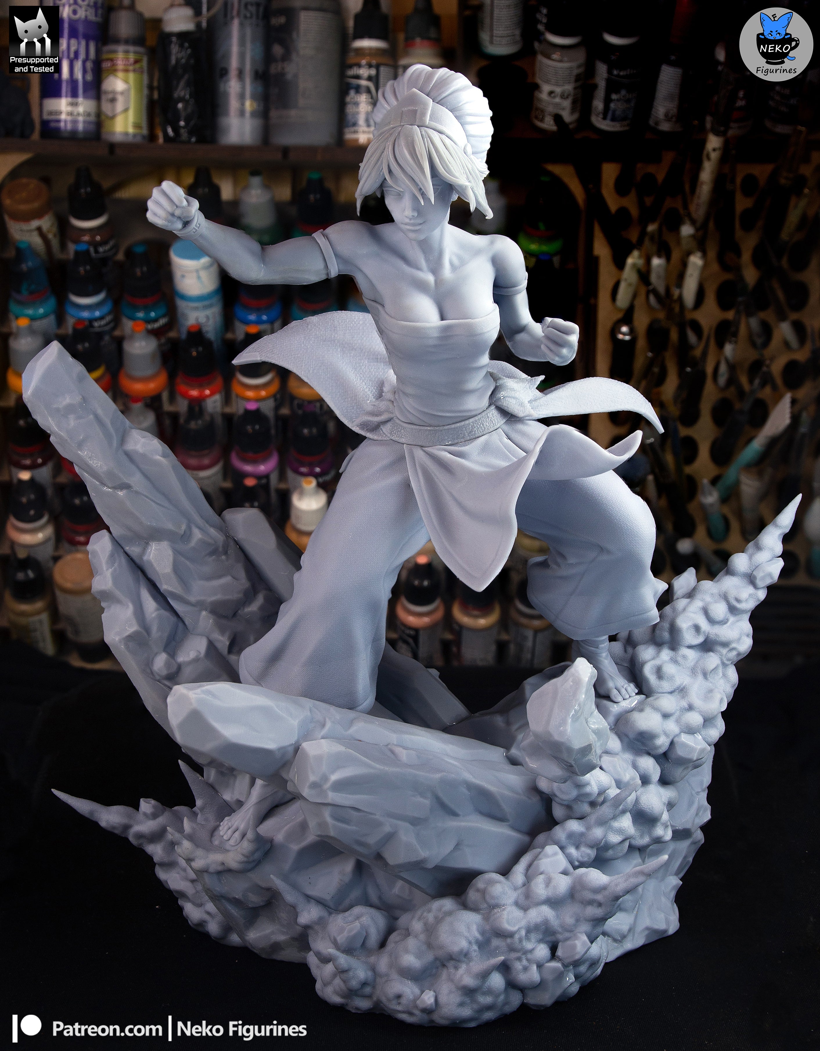 Granite Fist Warden | 1/7 Unpainted Resin Kit Model