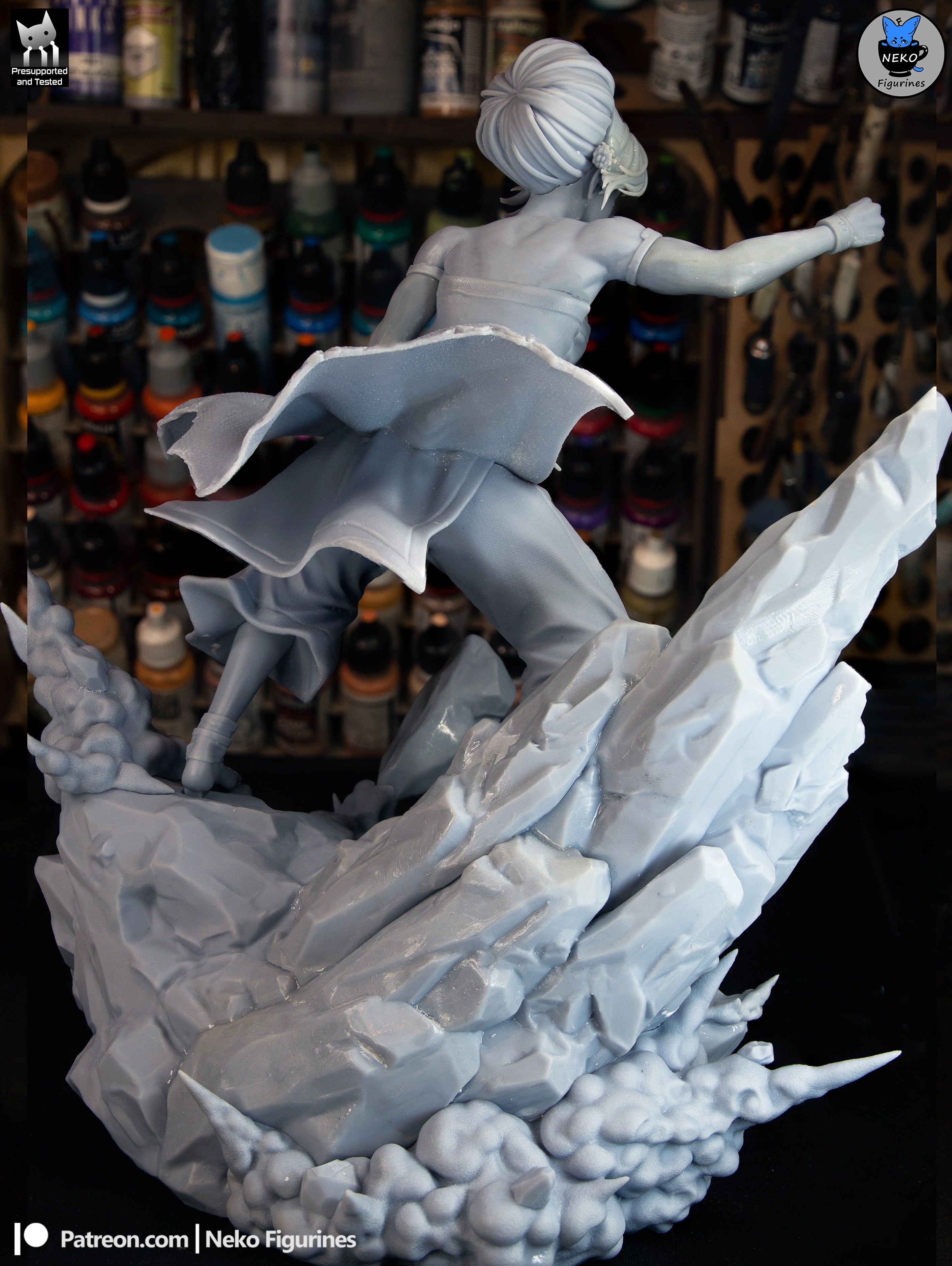 Granite Fist Warden | 1/7 Unpainted Resin Kit Model