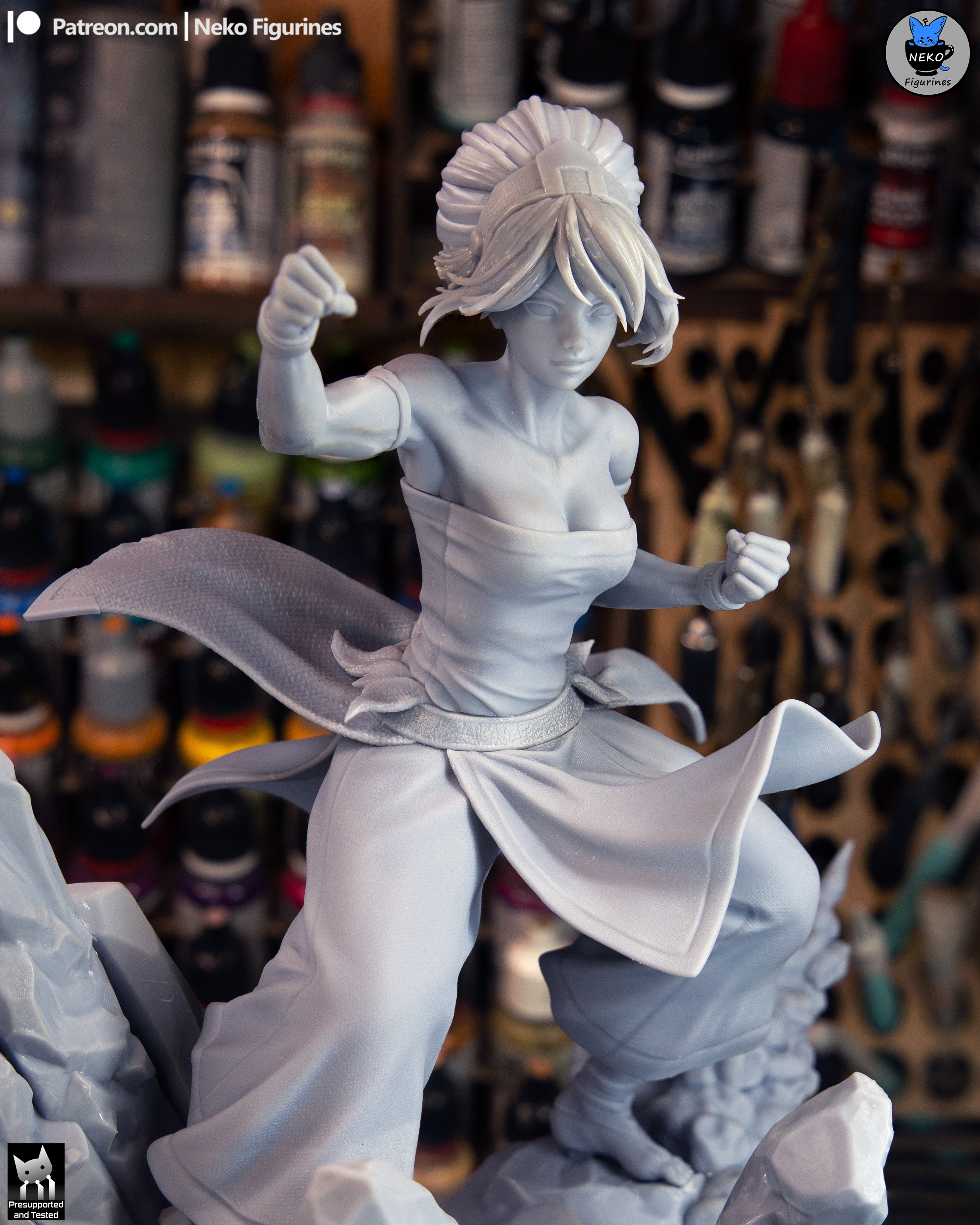 Granite Fist Warden | 1/7 Unpainted Resin Kit Model