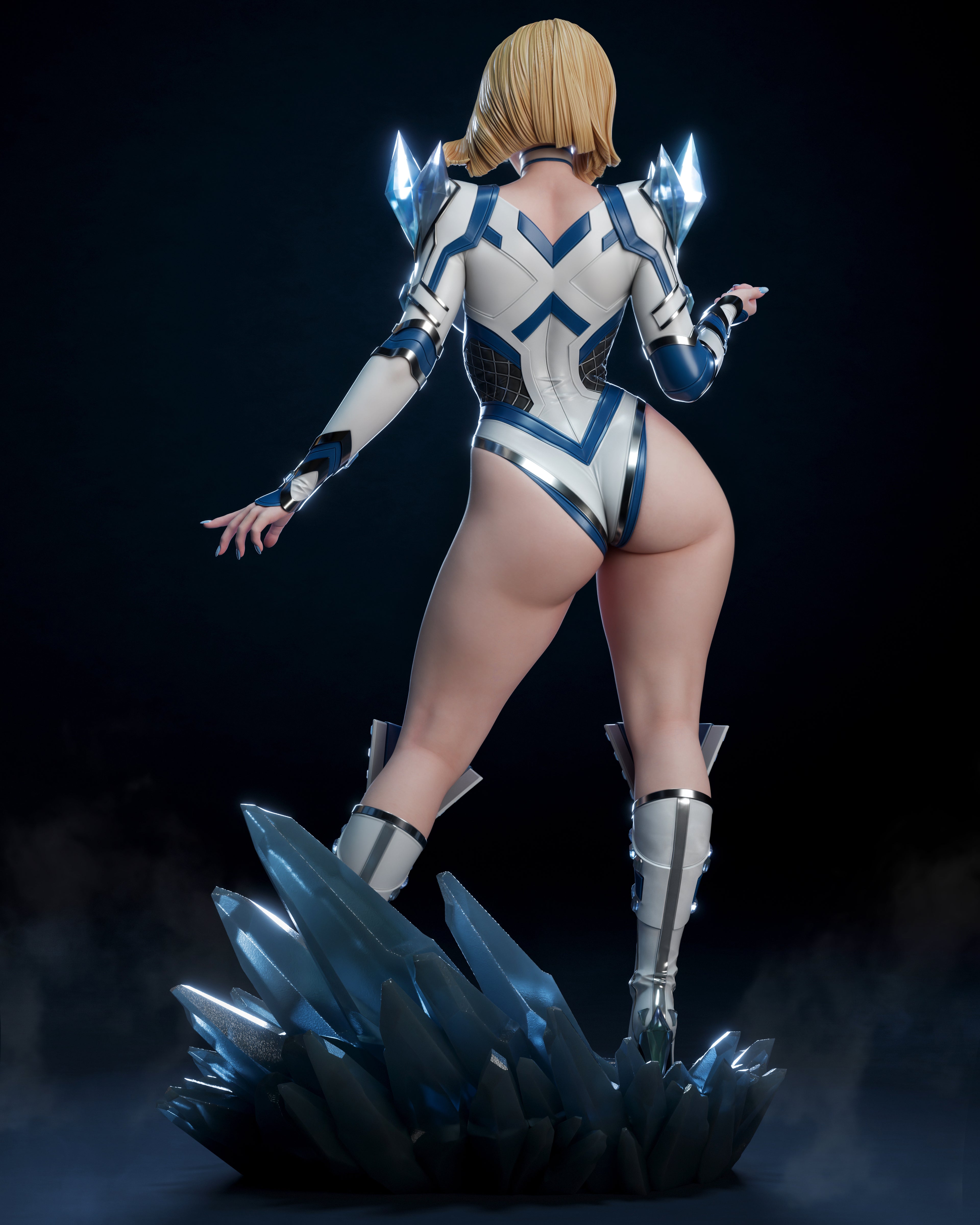 Lumina Crystal Valkyrie | 1/6 Unpainted Resin Kit Model